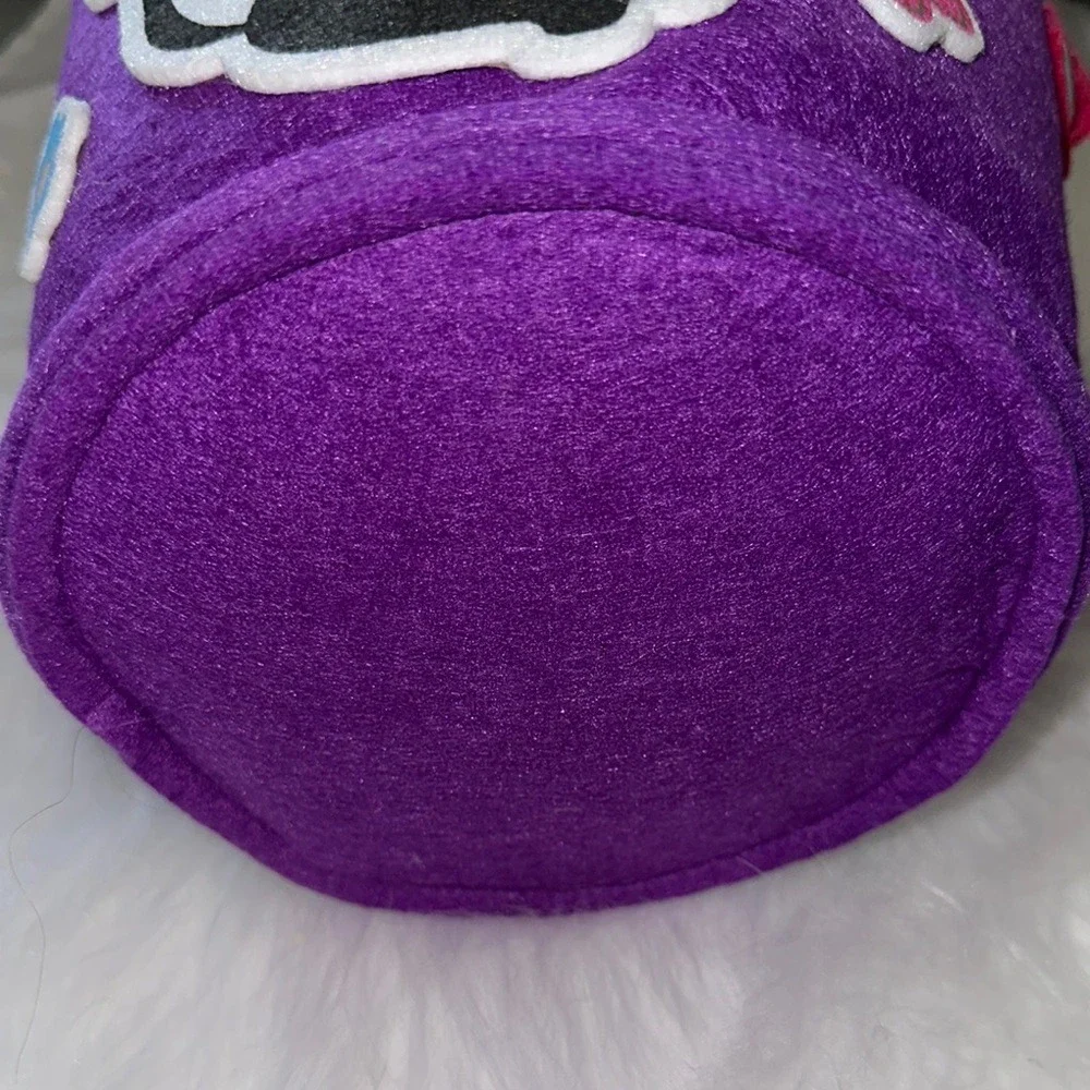 Disney Store Bambi Flower Skunk Purple Felt Easter Basket Trick or Treat Bag NWT